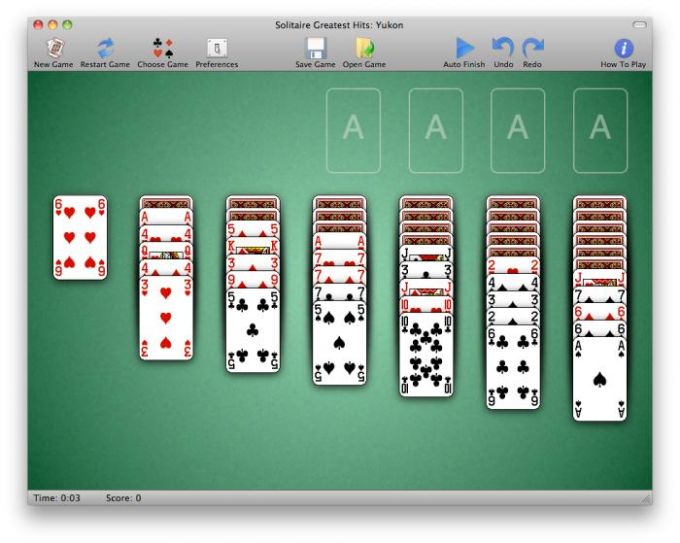 Free mac solitaire card games